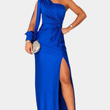 Andrea - Vestido Drapeado Um Ombro