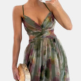 Jasmina - Vestido Chiffon Floral