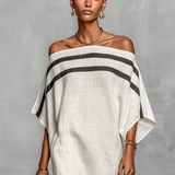 Francisca - Vestido Maxi de Linho Minimalista