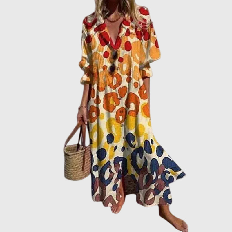 Zariah | Robe Maxi Boémienne Elegante