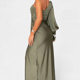 Andrea - Vestido Drapeado Um Ombro
