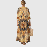 Dora™ | Vestido Floral Elegância Natural