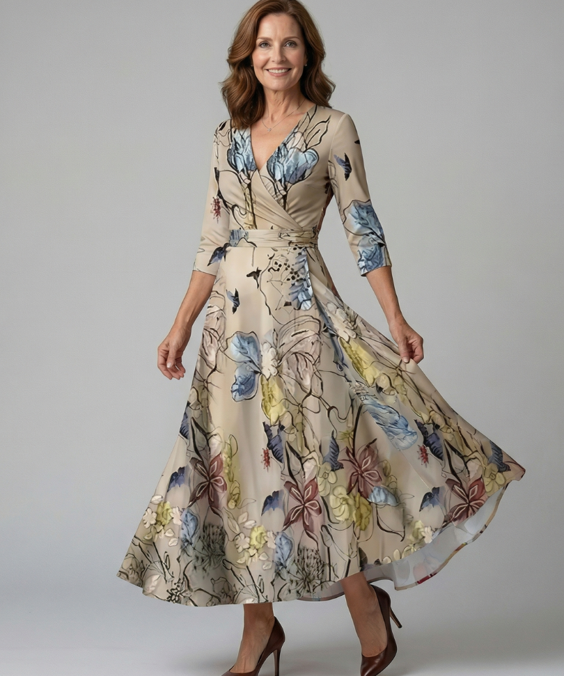 NATALIA | Midi-Kleid