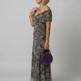 Bianca - Vestido Midi Descontraído com Ombros Descobertos