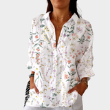 Blusa leve e colorida com estampado