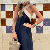Aurora™ | Vestido de verão elegante com decote em cruz