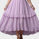 Katia - Vestido Maxi com Halter e Babados