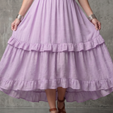 Katia - Vestido Maxi Halter Folhos