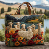 Bolso Artesanal - Ovelhas perto do Lago