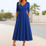 Veronica™ | Vestido midi elegante com charme intemporal