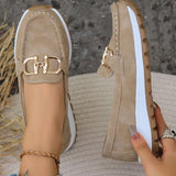 Elisa - Mocassins com Fivela Plana