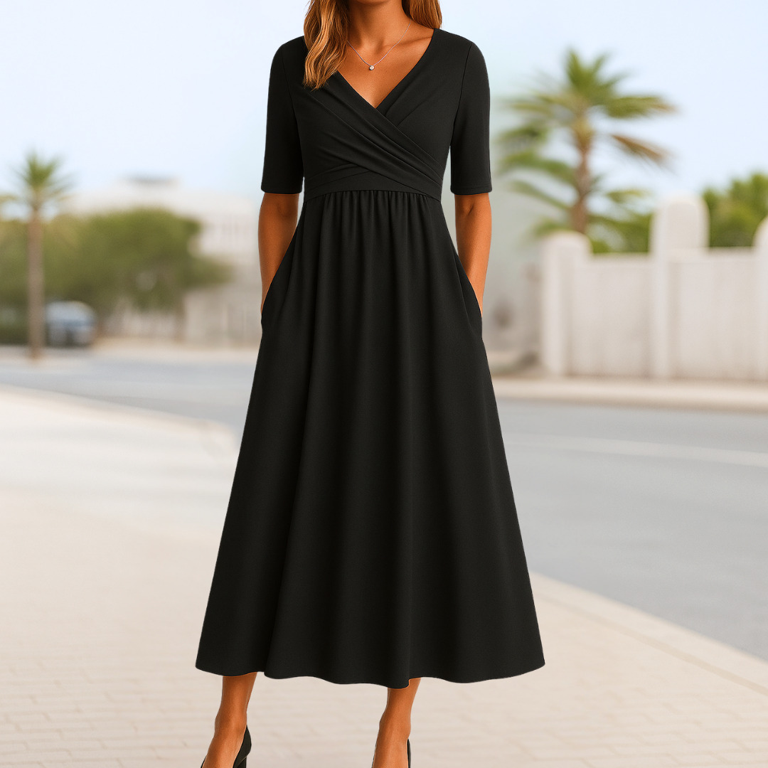 Veronica™ | Vestido midi elegante com charme intemporal