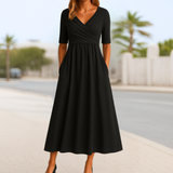 Veronica™ | Vestido midi elegante com charme intemporal