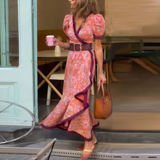 Rosalie™ | Vestido elegante com estampado romântico