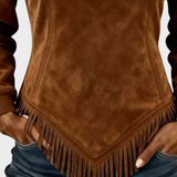 Daisy | Top com Forro de Fleece e Meio Zíper