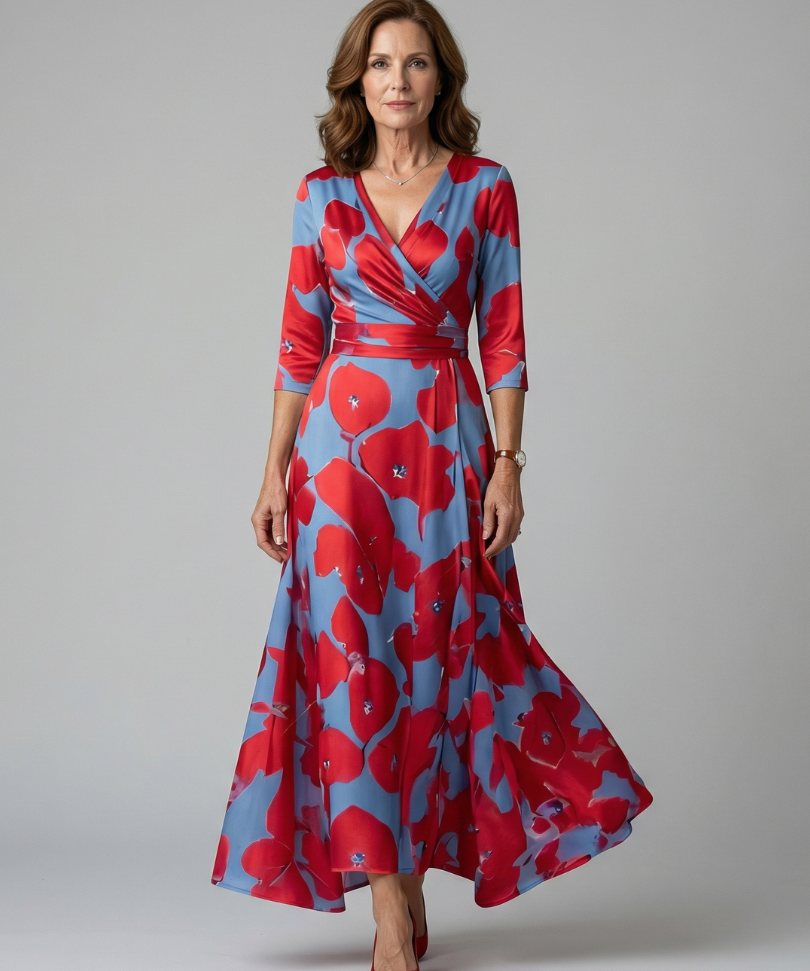 NATALIA | Midi-Kleid