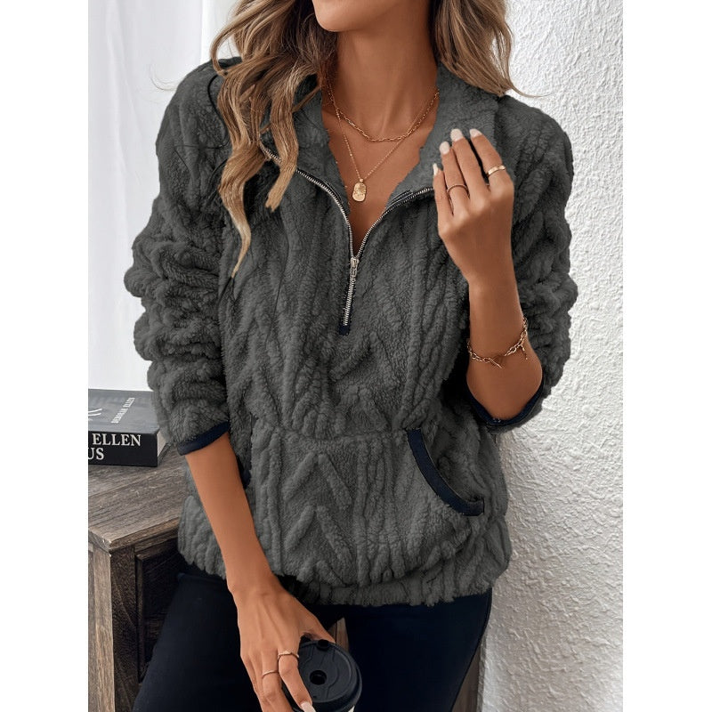 Alpine - Camisola Macia de Fecho