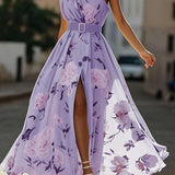 Julie - Vestido Renda Florido Verde-Claro