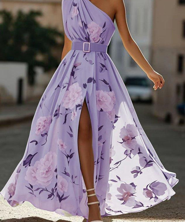 Julie - Vestido Renda Florido Verde-Claro