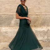 Louise | Vestido Maxi de Festa Elegante com Decote em V