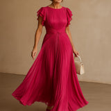 Maud™ | Vestido de Noite Plissado