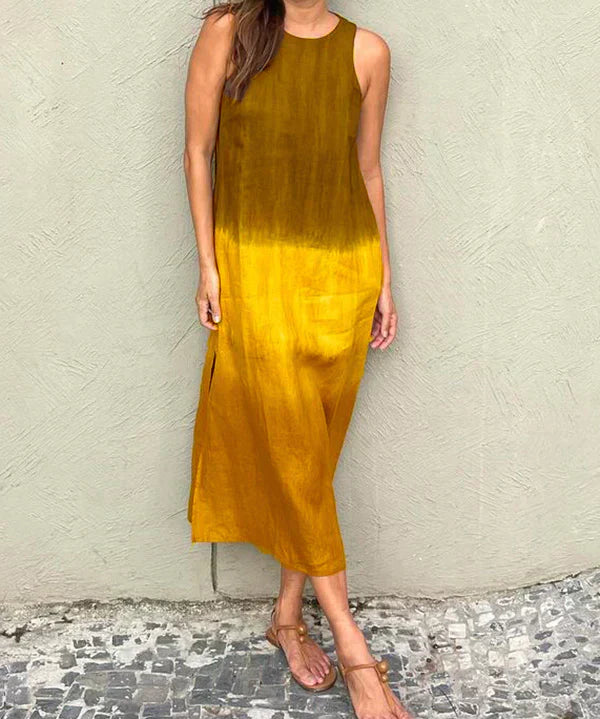Mila™ | Elegante vestido longo em tons de verão