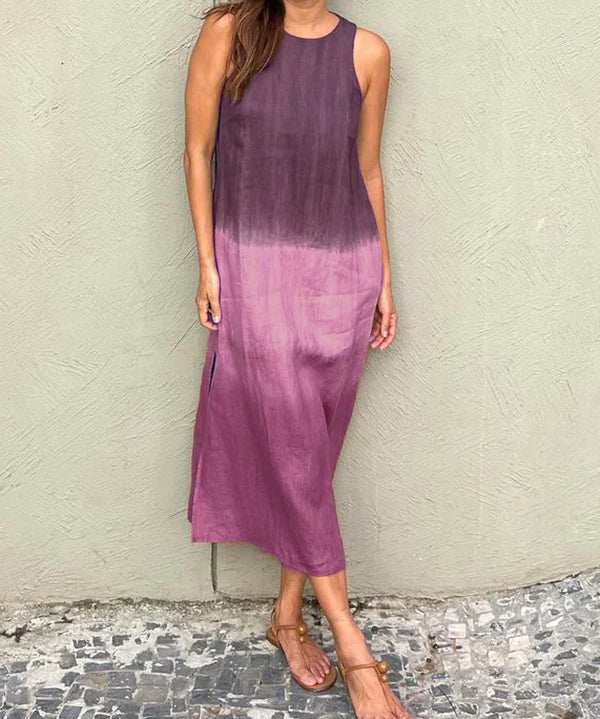 Mila™ | Elegante vestido longo em tons de verão