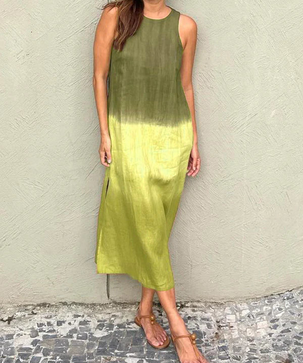 Mila™ | Elegante vestido longo em tons de verão
