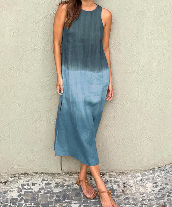 Mila™ | Elegante vestido longo em tons de verão