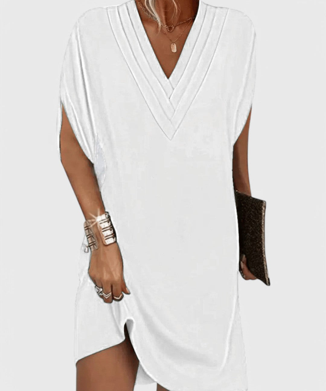 Jannie™ | Elegante vestido de verão com decote em V