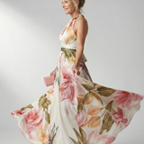 Joana - Vestido Maxi Floral Leve