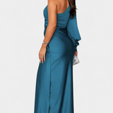 Andrea - Vestido Drapeado Um Ombro