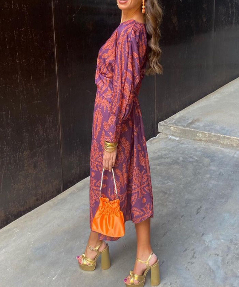 Celeste | Vestido Midi Elegância Florida