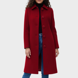 Josephine | Casaco de Inverno de Botão Único