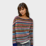 Manonin - Sweater Listrado Casual e Confortável