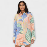 Mary - Conjunto de Calções com Estampa de Folhas Tropicais da Playa Boyfriend