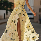 Julie - Vestido Renda Florido Verde-Claro