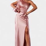 Andrea - Vestido Drapeado Um Ombro