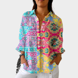 Blusa Impressa Leve e Colorida