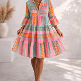 NOVA | Vestido Midi Vibrante com Conforto Arejado para o Fim de Semana