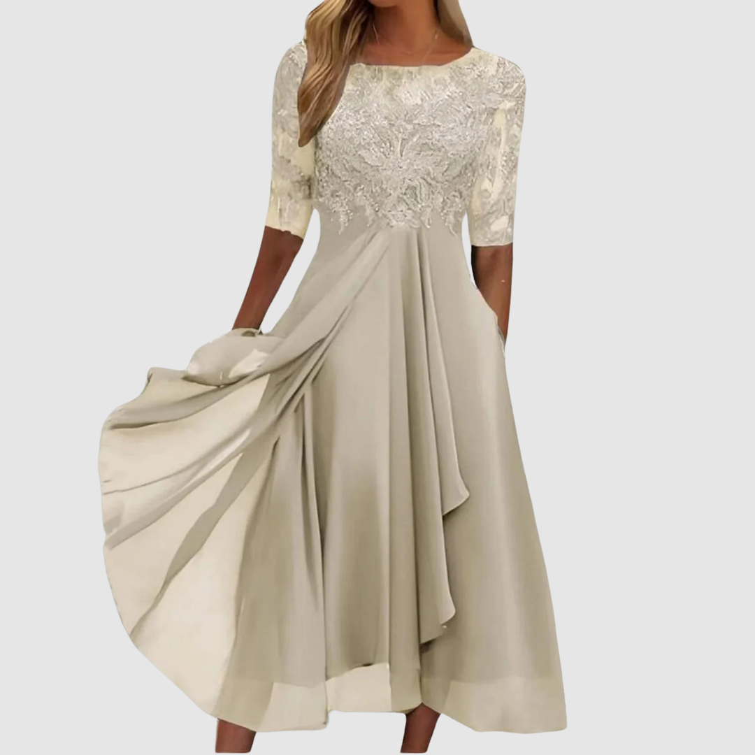Leontýna - Vestido de renda elegante
