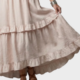 Katia - Vestido Maxi com Halter e Babados