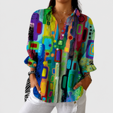 Blusa Impressa Leve e Colorida