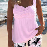 Edite | Conjunto Tankini Elegante com Calções