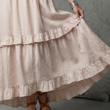 Katia - Vestido Maxi Halter Folhos