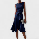 Claire™ | Vestido midi elegante com drapeado