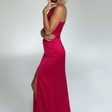 Grace | Vestido Maxi de Cetim
