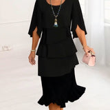 Sophie | Vestido elegante e fluido com volantes