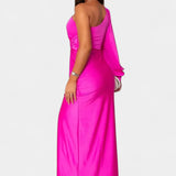 Andrea - Vestido Drapeado Um Ombro