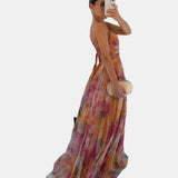 Jasmina - Vestido Chiffon Floral
